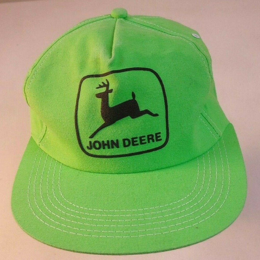 John Deere Neon Green Baseball Cap K‎ Products Snapback Adjustable Dadcore Farm